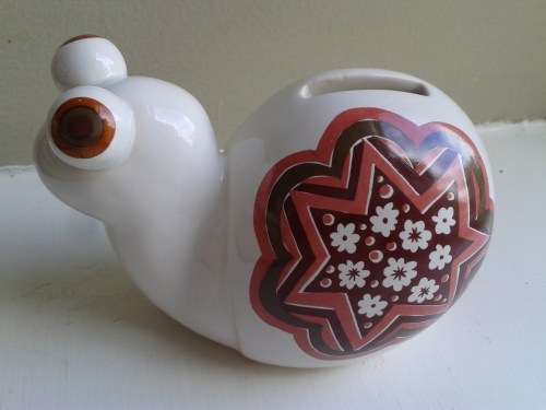 Carlton Ware Money Box Snail for Sale